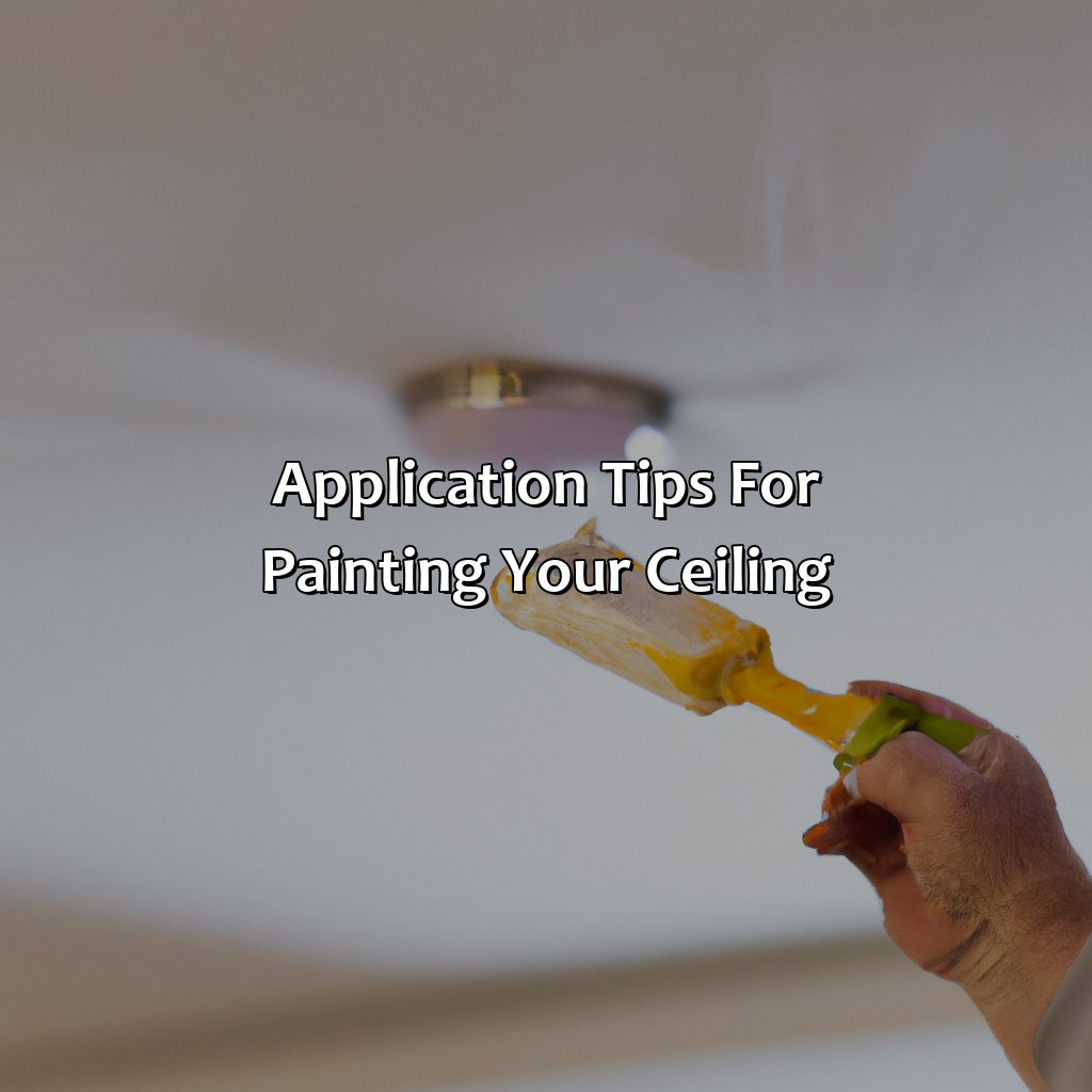Application Tips For Painting Your Ceiling  - What Color White To Paint Ceiling Sherwin Williams, 
