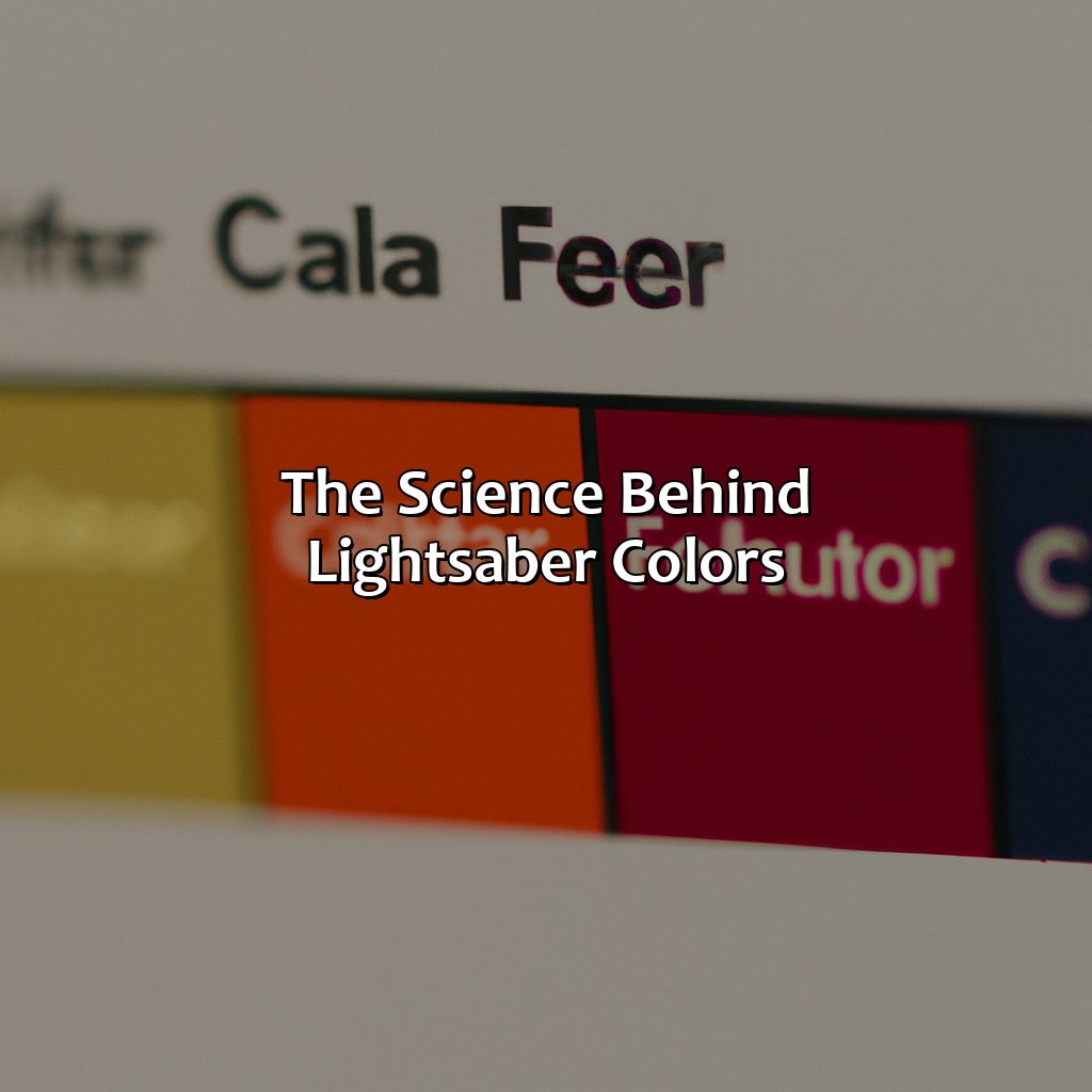 The Science Behind Lightsaber Colors  - What Color Would My Lightsaber Be, 