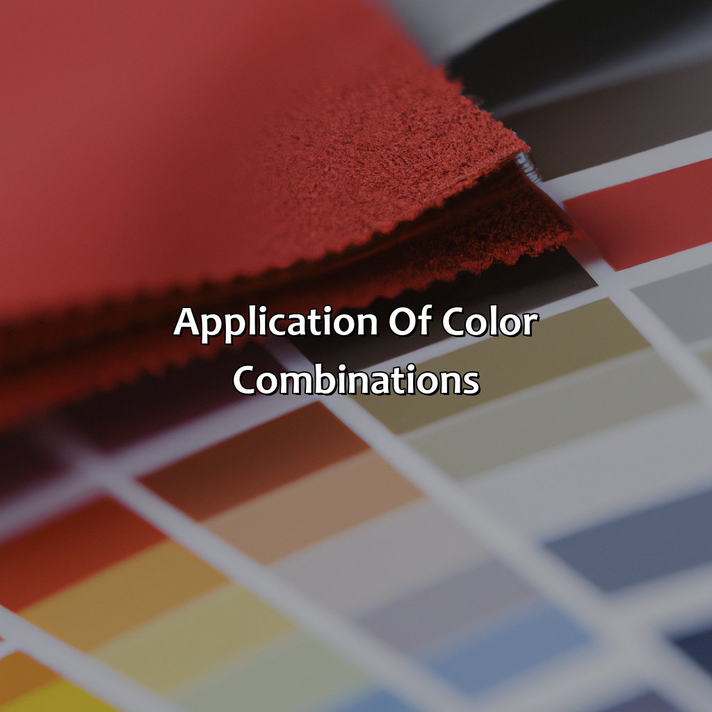 Application Of Color Combinations  - What Colors Go With, 