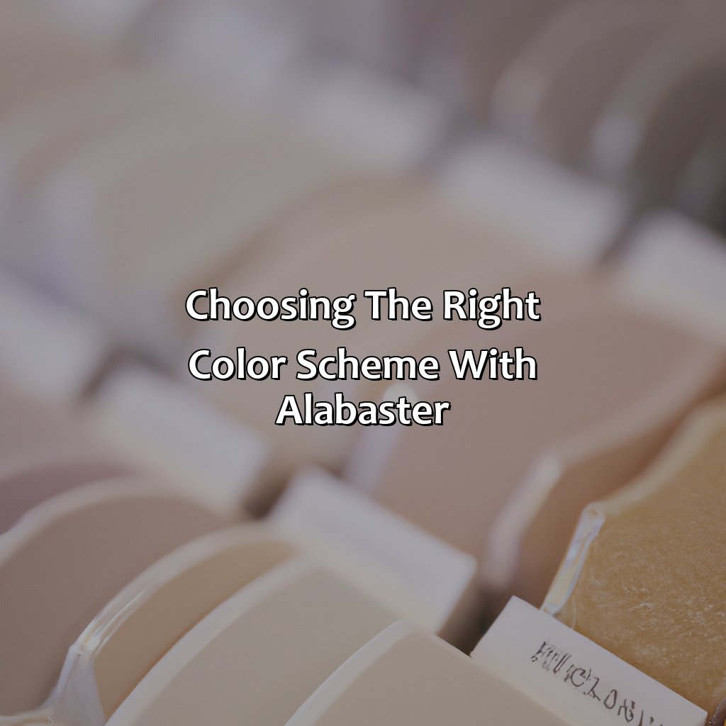 Choosing The Right Color Scheme With Alabaster  - What Colors Go With Alabaster, 