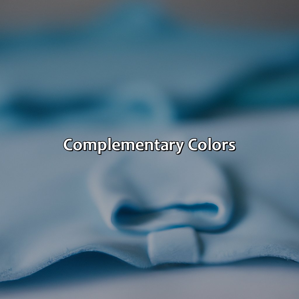 Complementary Colors  - What Colors Go With Baby Blue Clothes, 