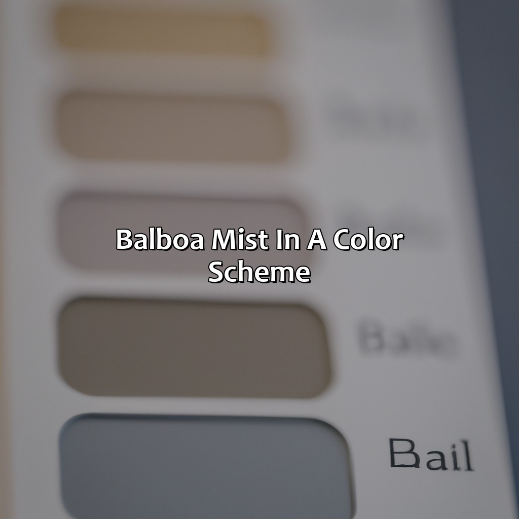 Balboa Mist In A Color Scheme  - What Colors Go With Balboa Mist, 