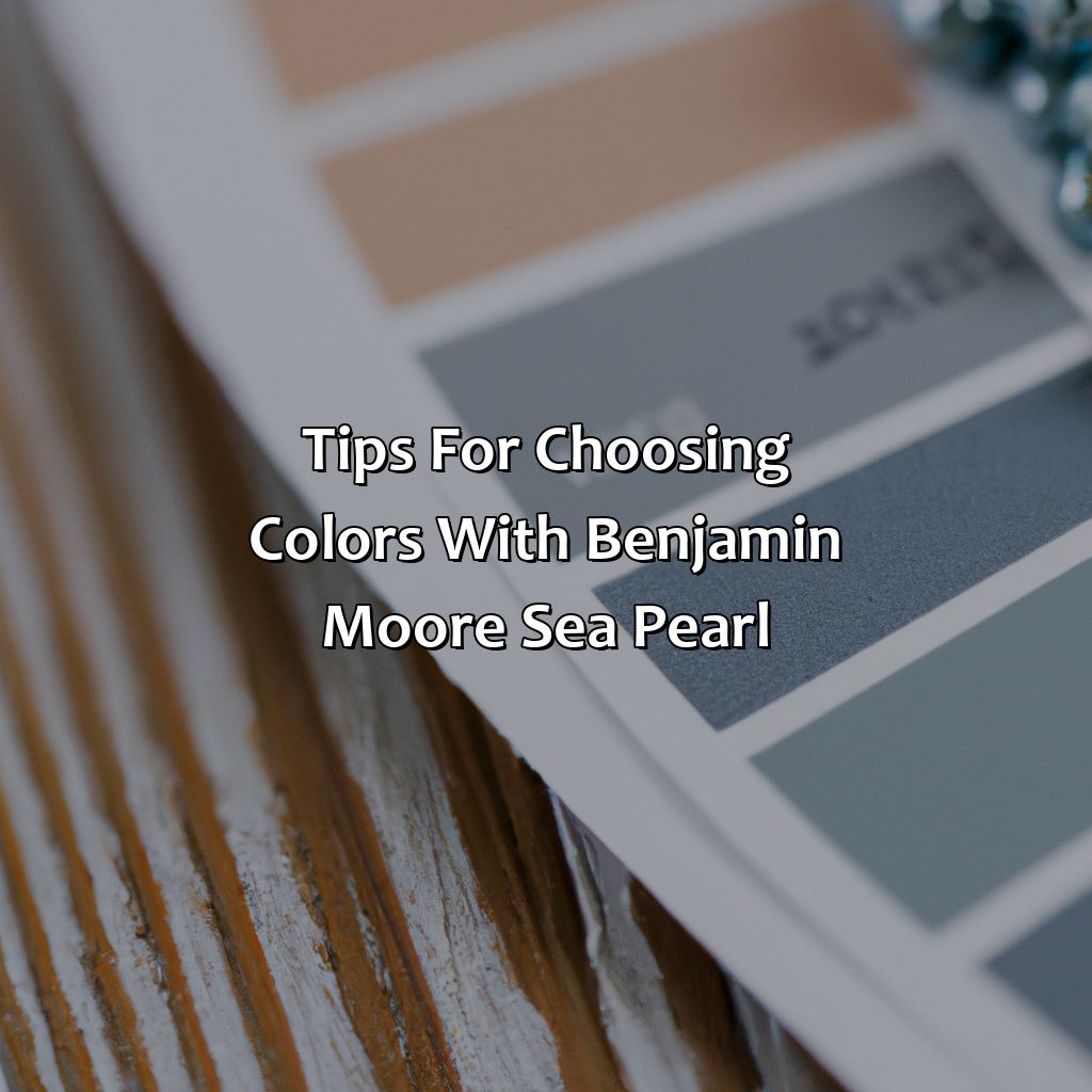Tips For Choosing Colors With Benjamin Moore Sea Pearl  - What Colors Go With Benjamin Moore Sea Pearl, 