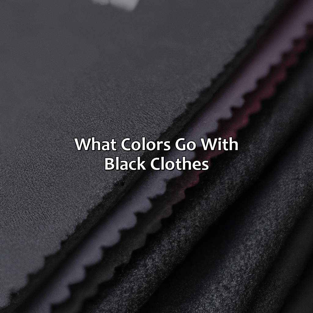 What Colors Go With Black Clothes? - colorscombo.com