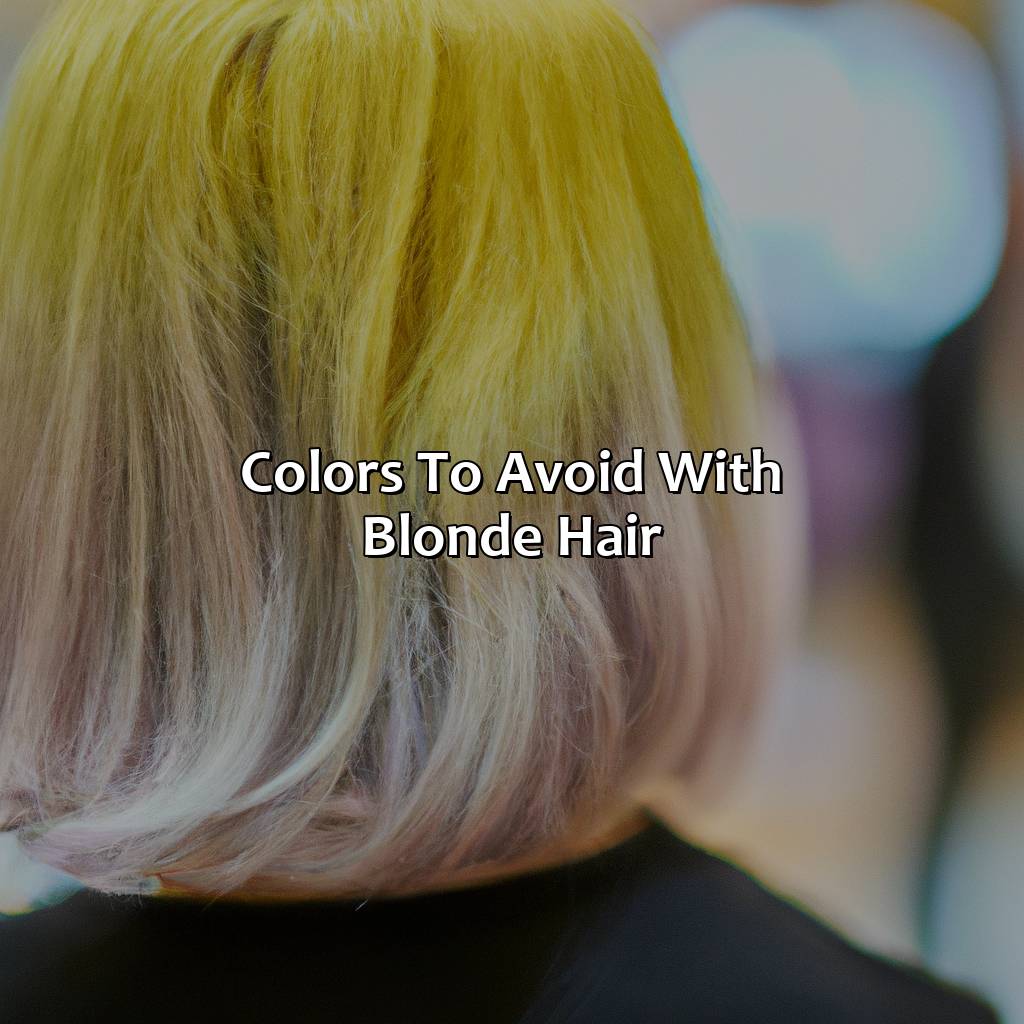 Colors To Avoid With Blonde Hair  - What Colors Go With Blonde Hair, 