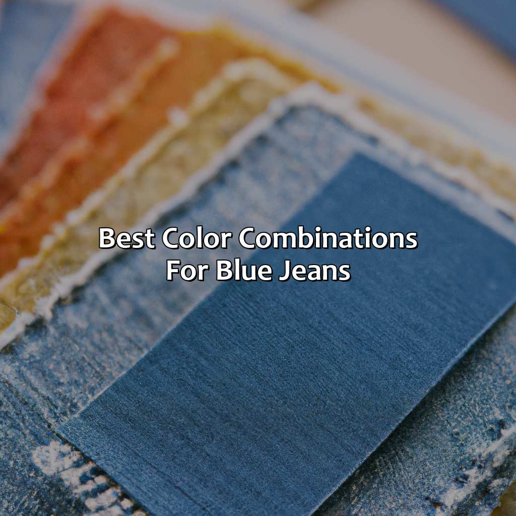 Best Color Combinations For Blue Jeans  - What Colors Go With Blue Jeans, 