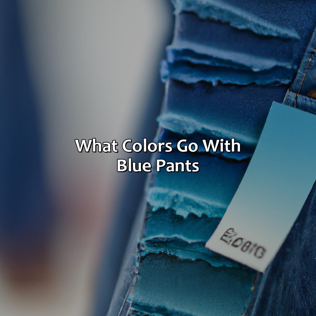 What Colors Go With Blue Pants - colorscombo.com