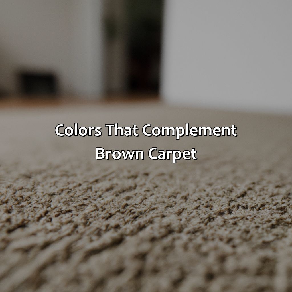 Colors That Complement Brown Carpet  - What Colors Go With Brown Carpet, 
