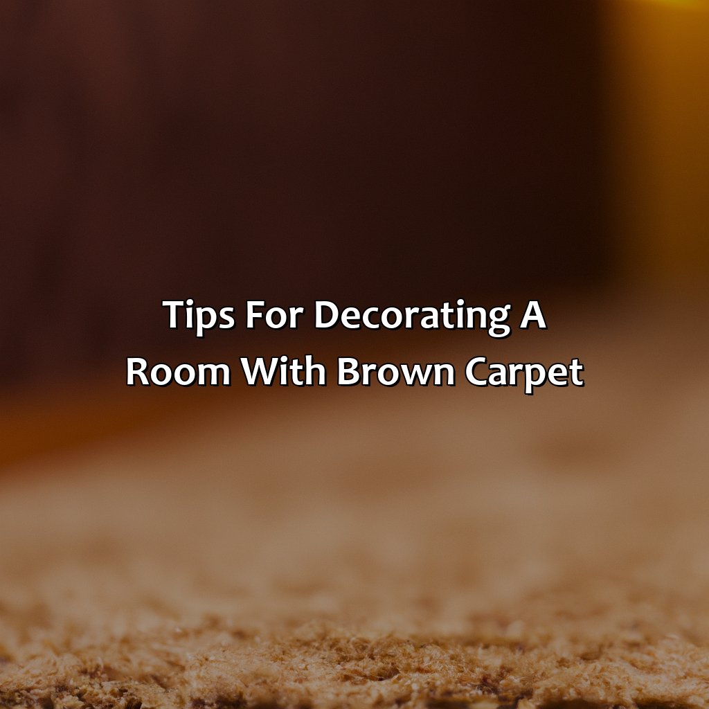 Tips For Decorating A Room With Brown Carpet  - What Colors Go With Brown Carpet, 