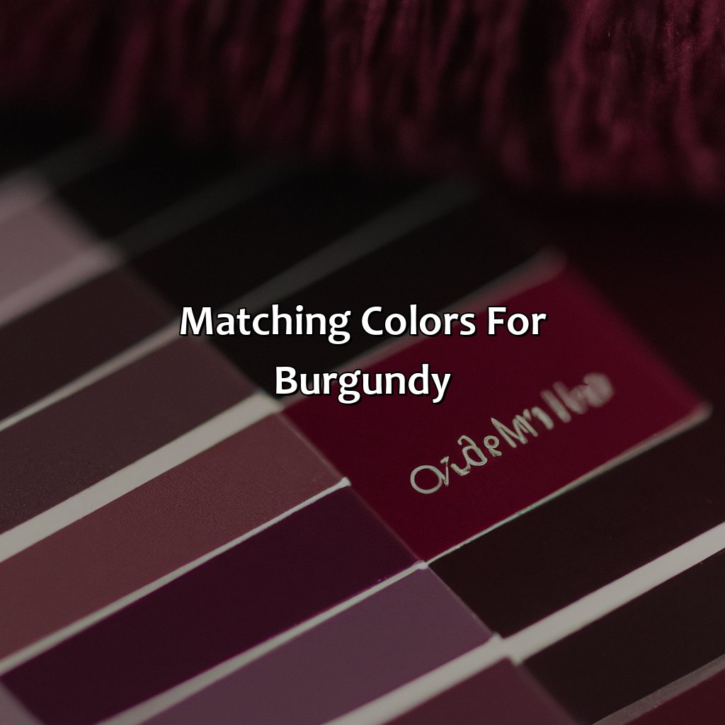 Matching Colors For Burgundy  - What Colors Go With Burgundy, 