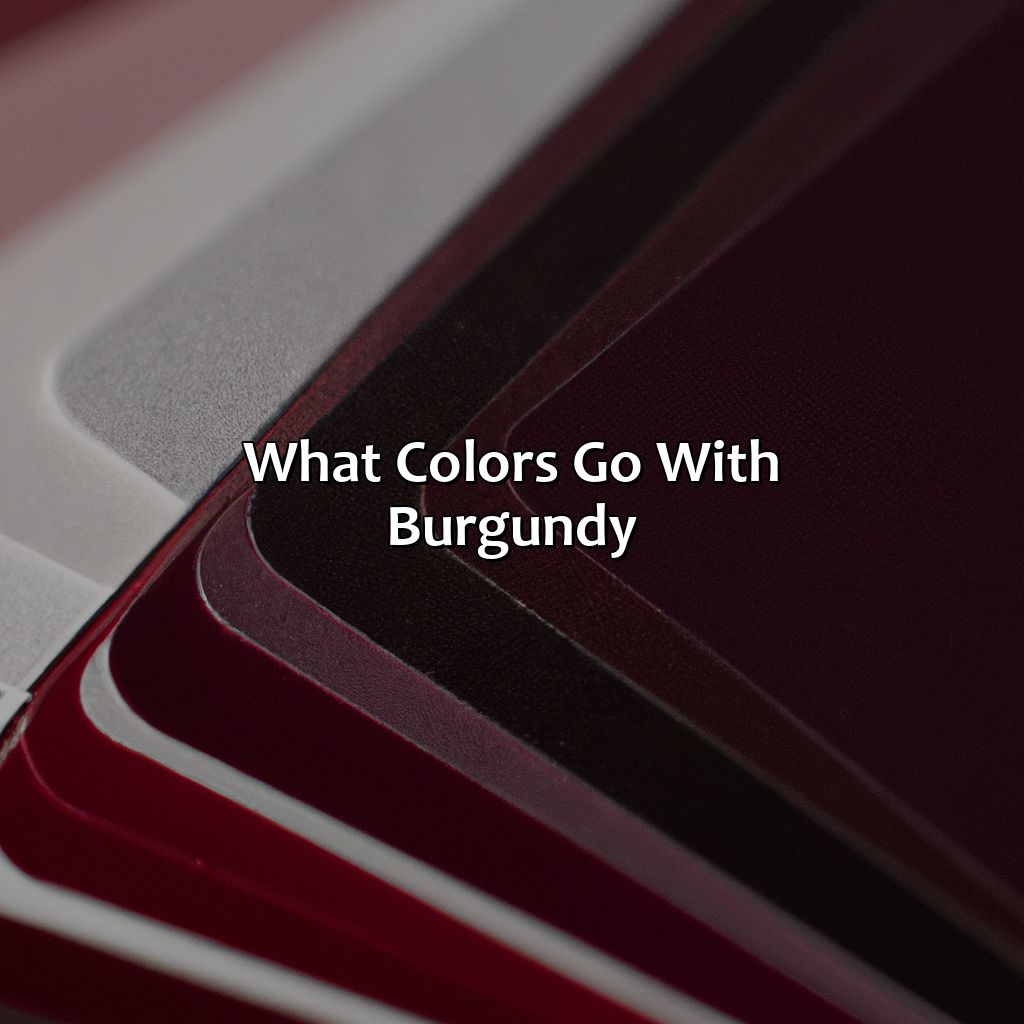 What Colors Go With Burgundy - colorscombo.com