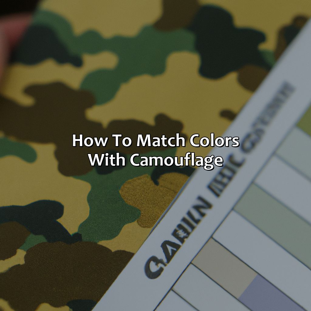 How To Match Colors With Camouflage  - What Colors Go With Camo, 