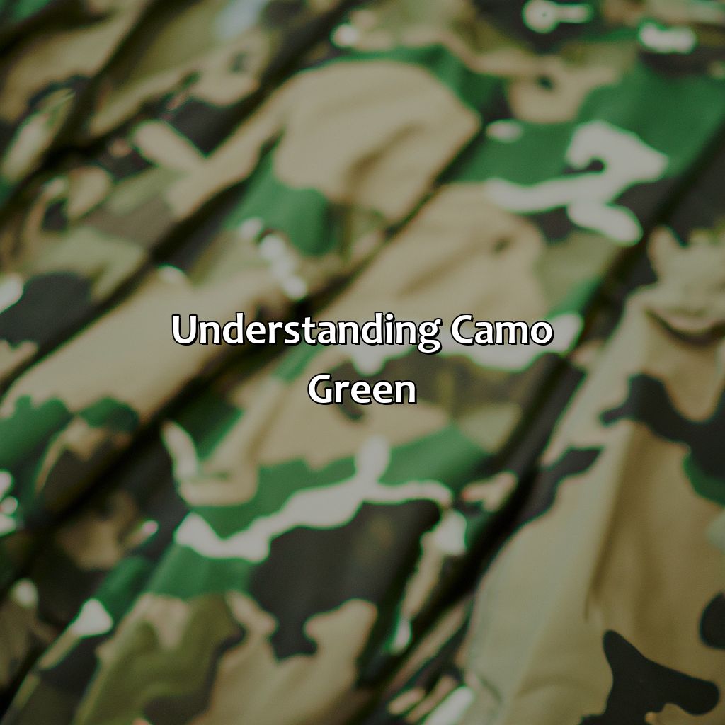 Understanding Camo Green - What Colors Go With Camo Green, 