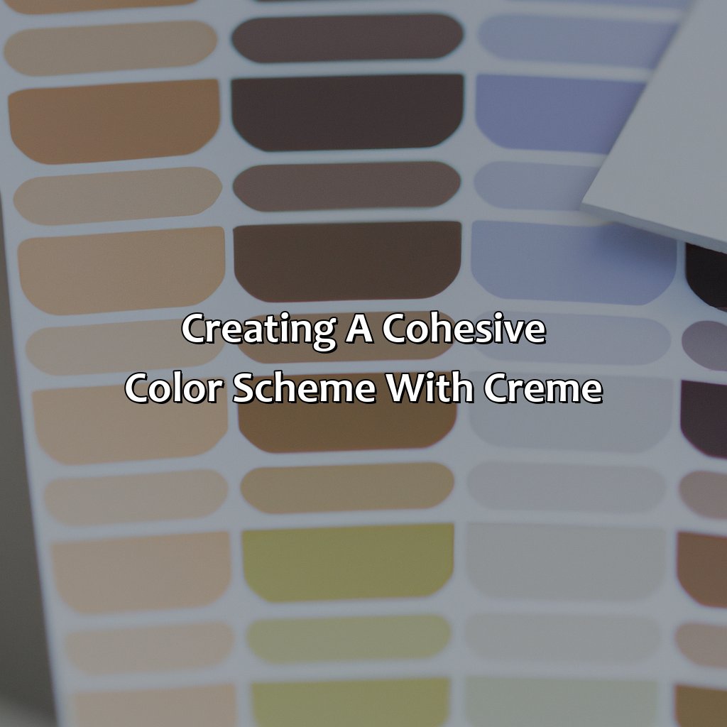 Creating A Cohesive Color Scheme With Creme  - What Colors Go With Creme, 
