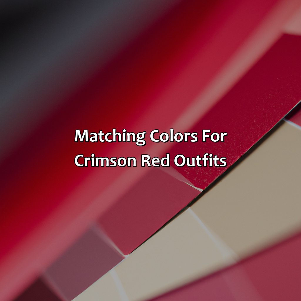Matching Colors For Crimson Red Outfits  - What Colors Go With Crimson Red, 