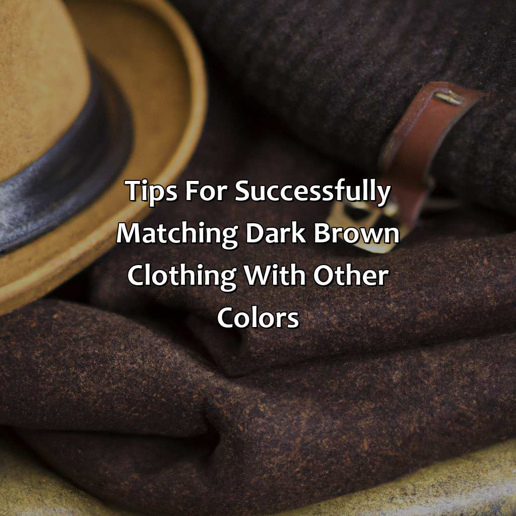 Tips For Successfully Matching Dark Brown Clothing With Other Colors  - What Colors Go With Dark Brown Clothes, 