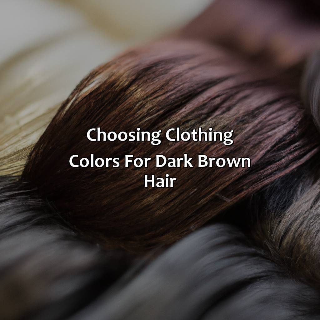 Choosing Clothing Colors For Dark Brown Hair  - What Colors Go With Dark Brown Hair, 