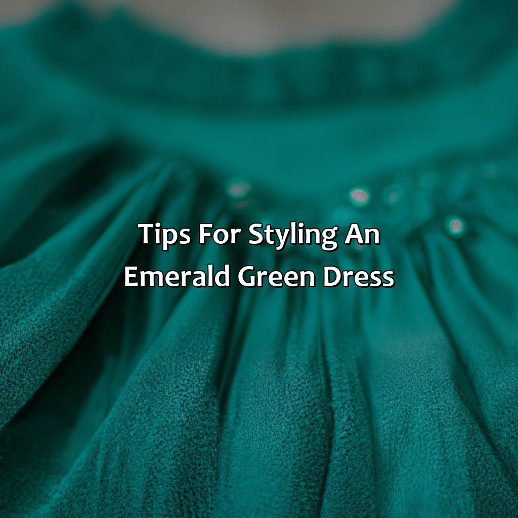 Tips For Styling An Emerald Green Dress  - What Colors Go With Emerald Green Dress, 