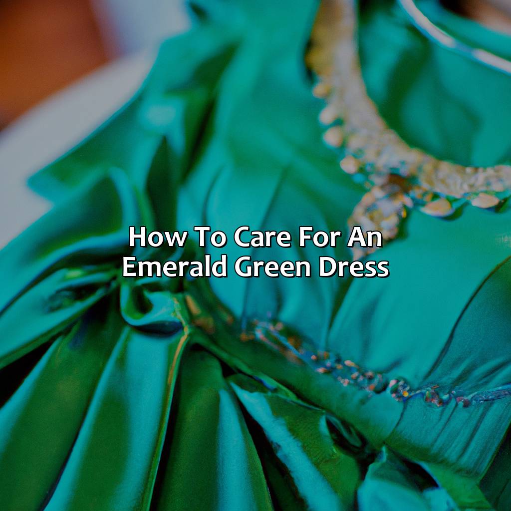 How To Care For An Emerald Green Dress  - What Colors Go With Emerald Green Dress, 