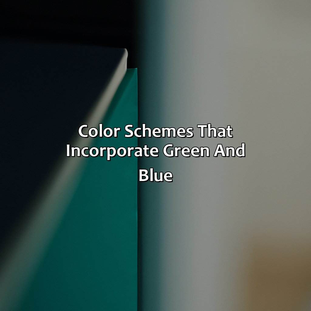 Color Schemes That Incorporate Green And Blue  - What Colors Go With Green And Blue, 