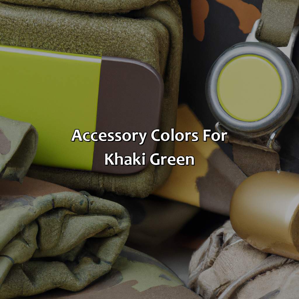 Accessory Colors For Khaki Green  - What Colors Go With Khaki Green, 