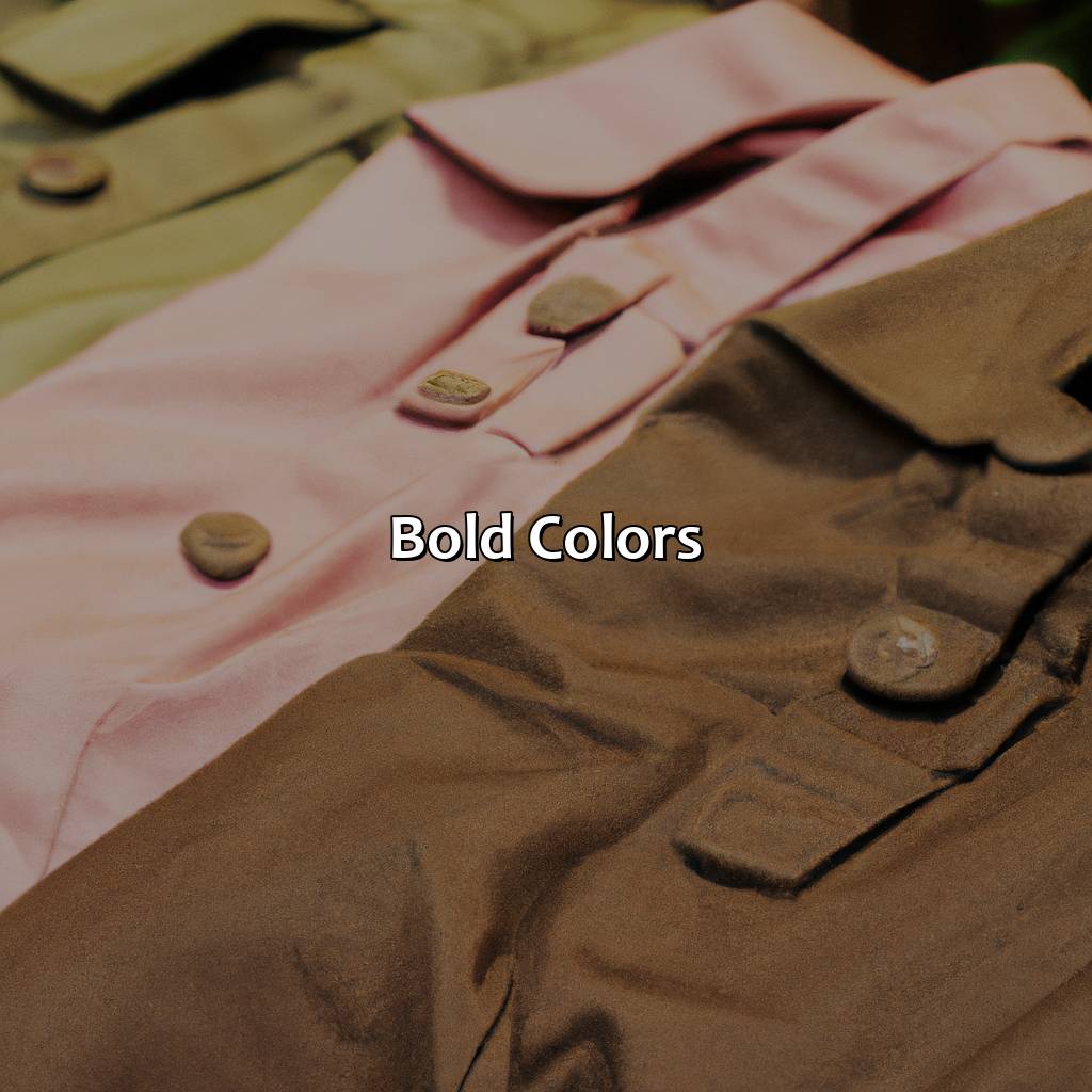 Bold Colors  - What Colors Go With Khaki Shorts, 
