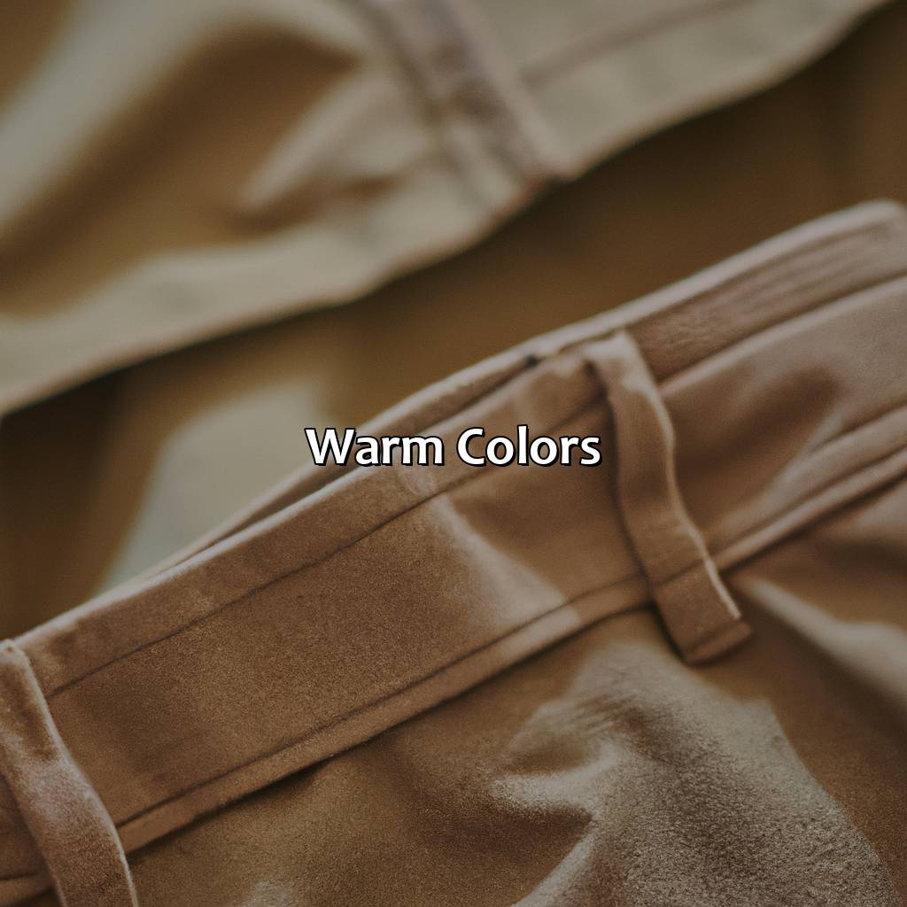 Warm Colors  - What Colors Go With Khaki Shorts, 