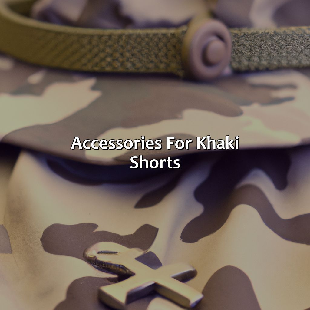 Accessories For Khaki Shorts  - What Colors Go With Khaki Shorts, 