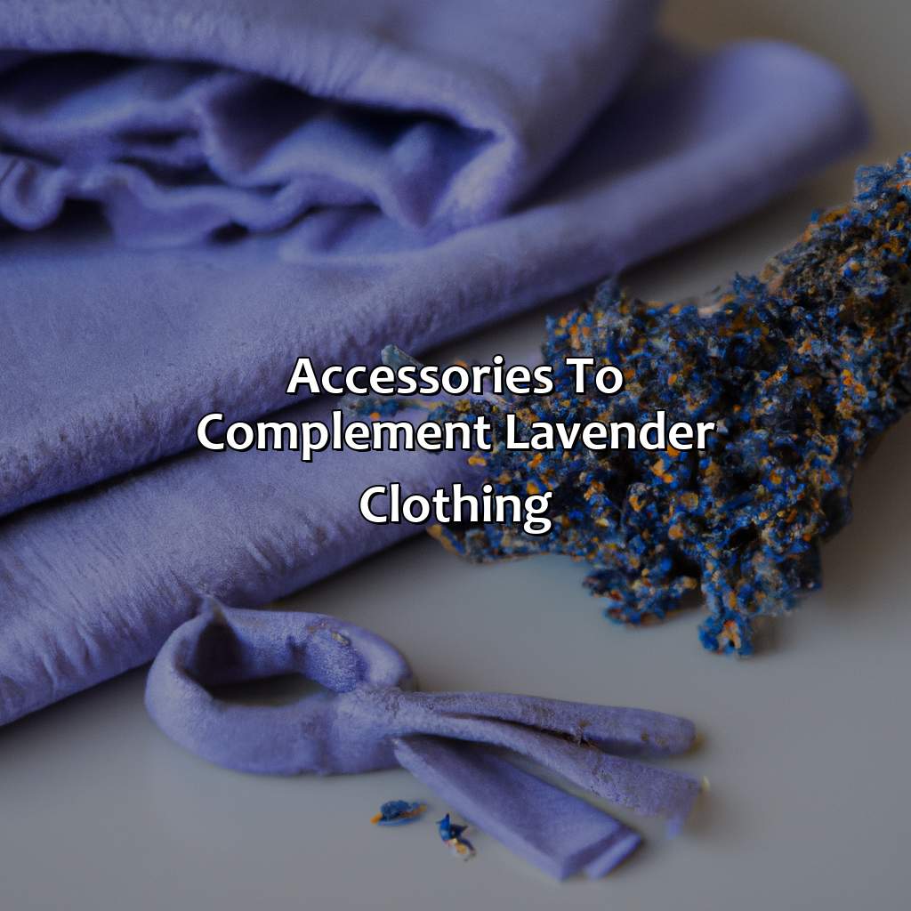 Accessories To Complement Lavender Clothing  - What Colors Go With Lavender Clothing, 