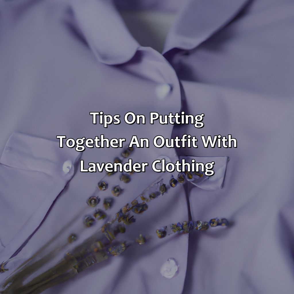 Tips On Putting Together An Outfit With Lavender Clothing  - What Colors Go With Lavender Clothing, 