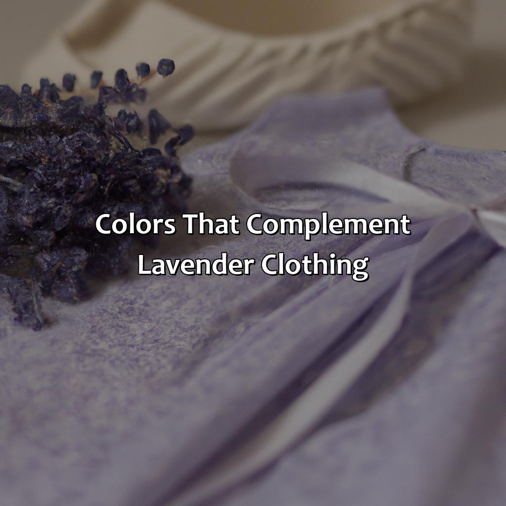 Colors That Complement Lavender Clothing  - What Colors Go With Lavender Clothing, 