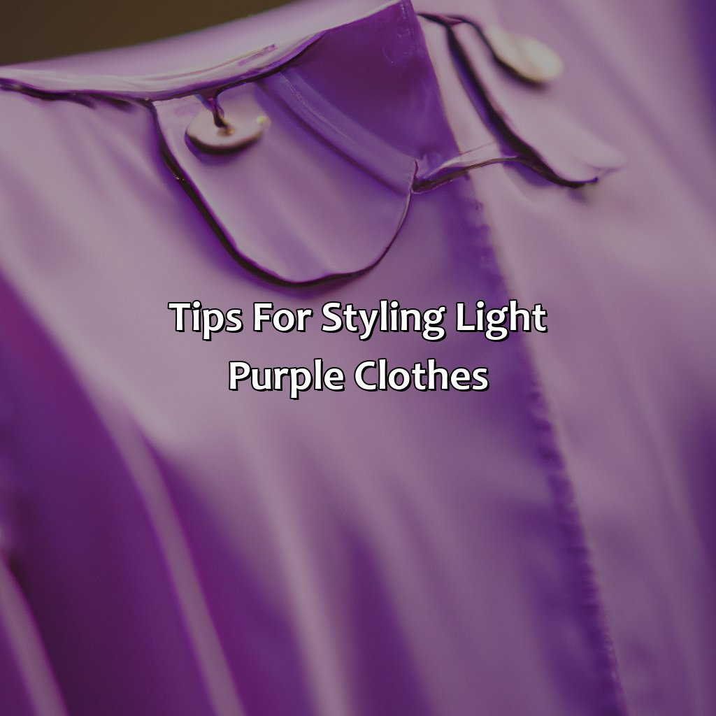 Tips For Styling Light Purple Clothes  - What Colors Go With Light Purple Clothes, 