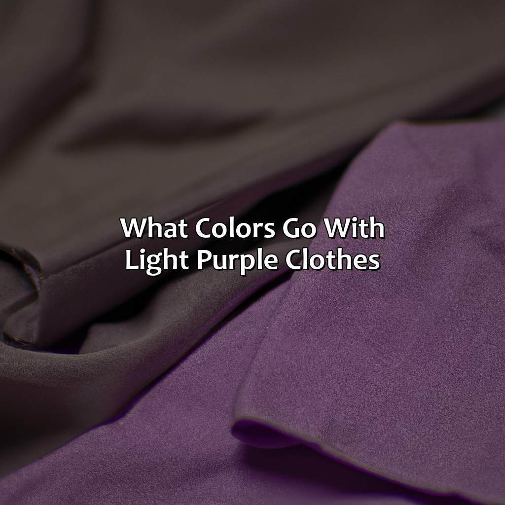 What Colors Go With Light Purple Clothes - colorscombo.com