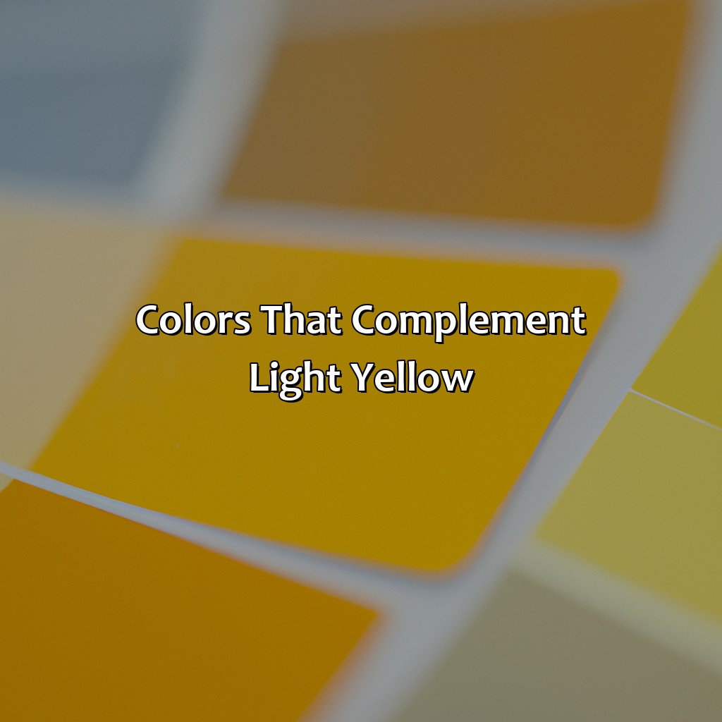 Colors That Complement Light Yellow  - What Colors Go With Light Yellow, 