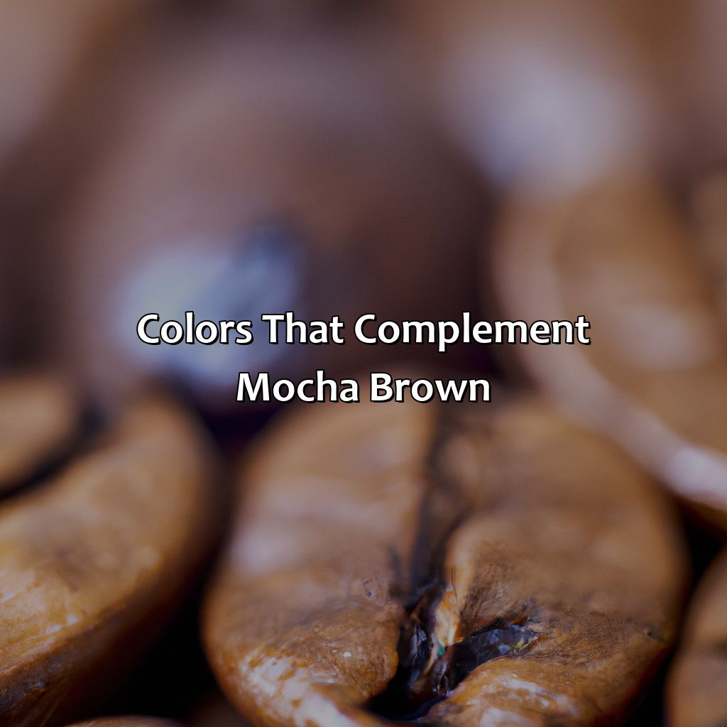 Colors That Complement Mocha Brown  - What Colors Go With Mocha Brown, 