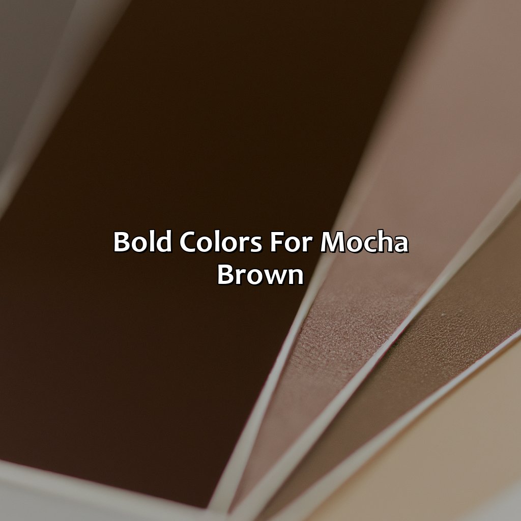 Bold Colors For Mocha Brown  - What Colors Go With Mocha Brown, 