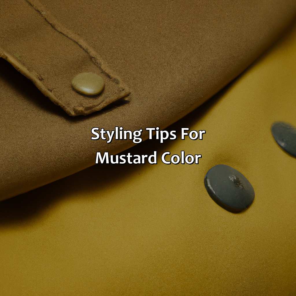 Styling Tips For Mustard Color  - What Colors Go With Mustard, 