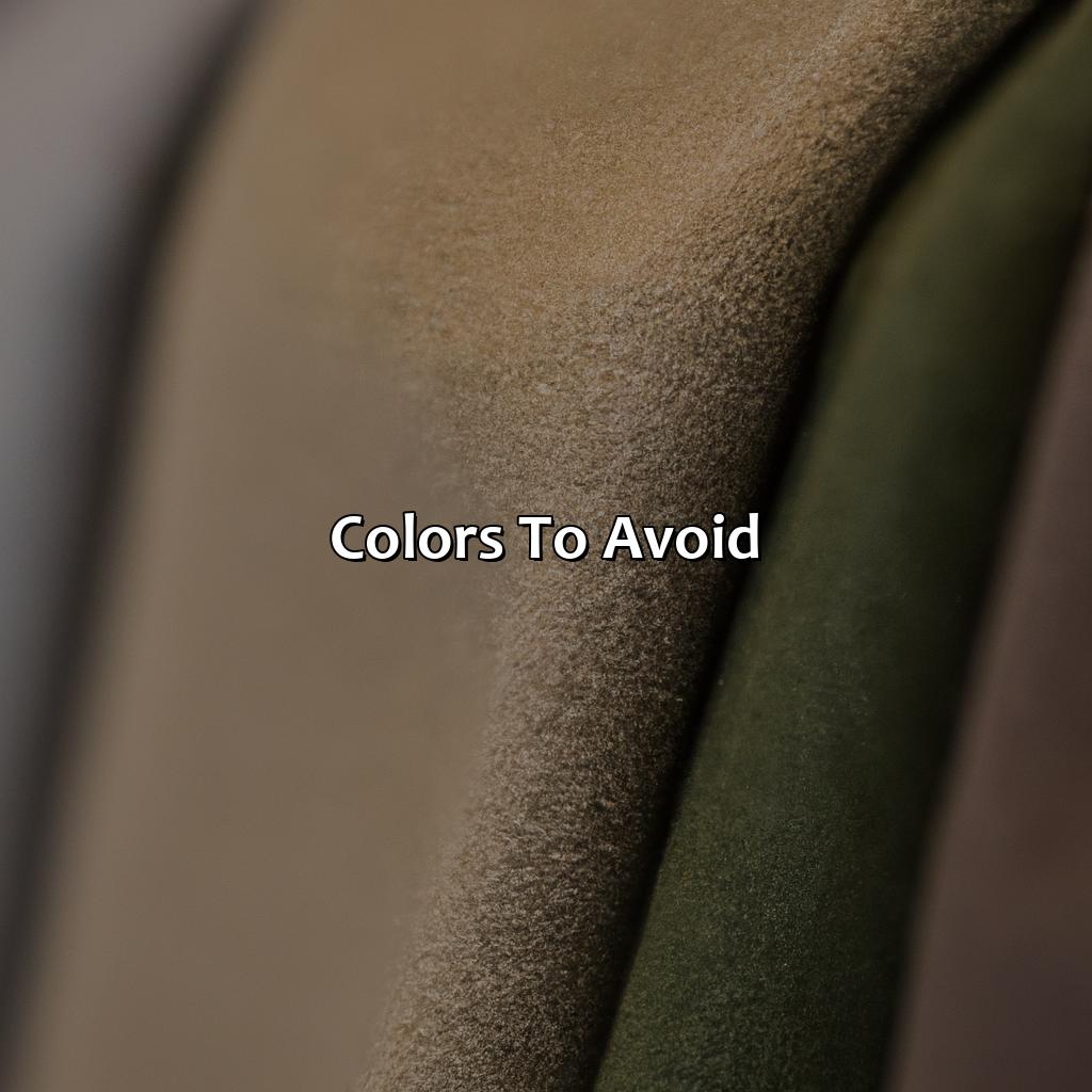 Colors To Avoid  - What Colors Go With Olive Skin Tone, 