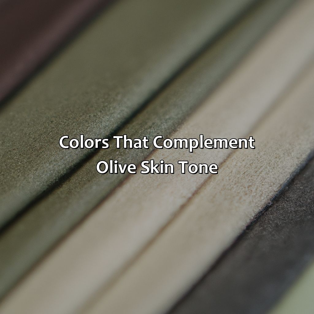 Colors That Complement Olive Skin Tone  - What Colors Go With Olive Skin Tone, 