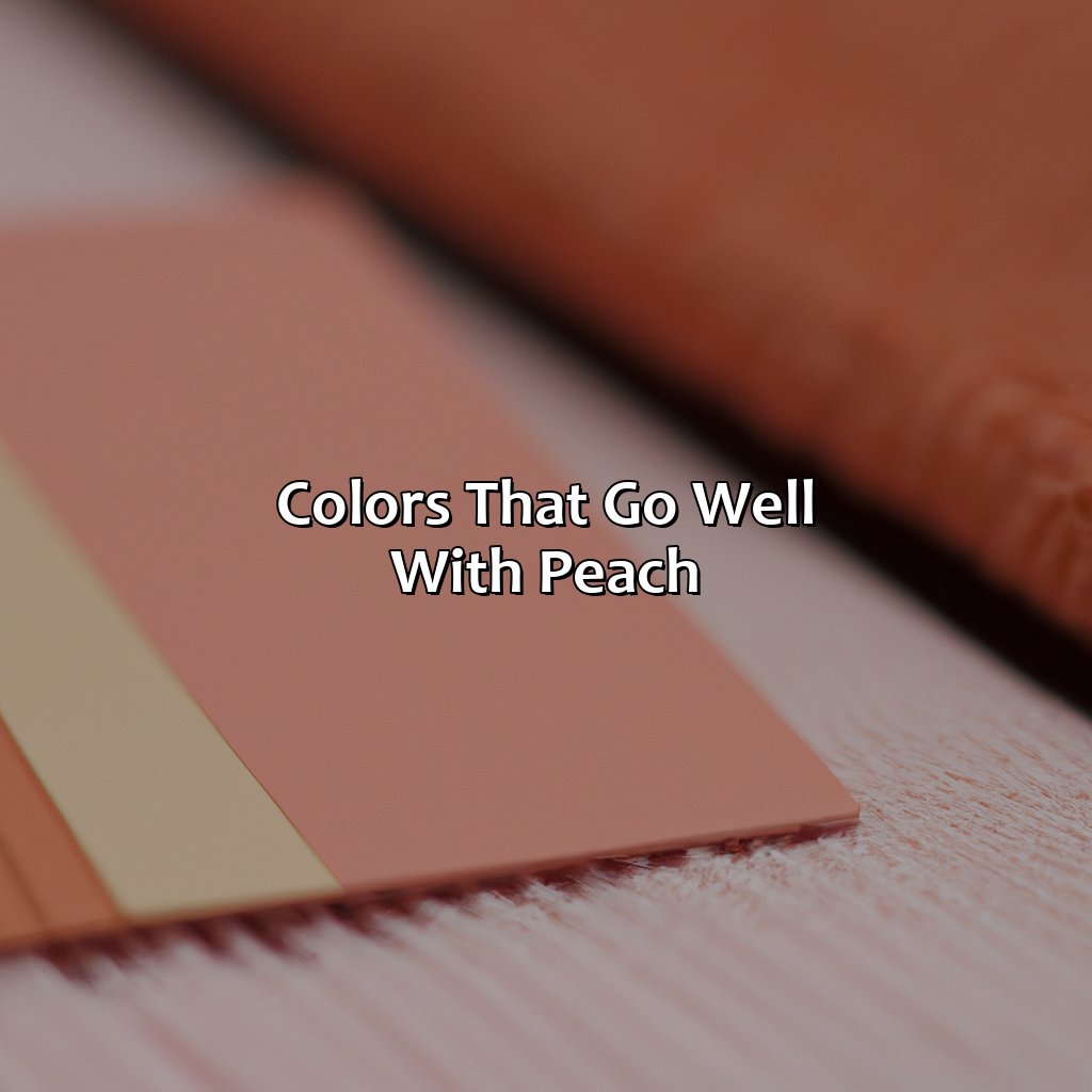 Colors That Go Well With Peach  - What Colors Go With Peach Clothes, 