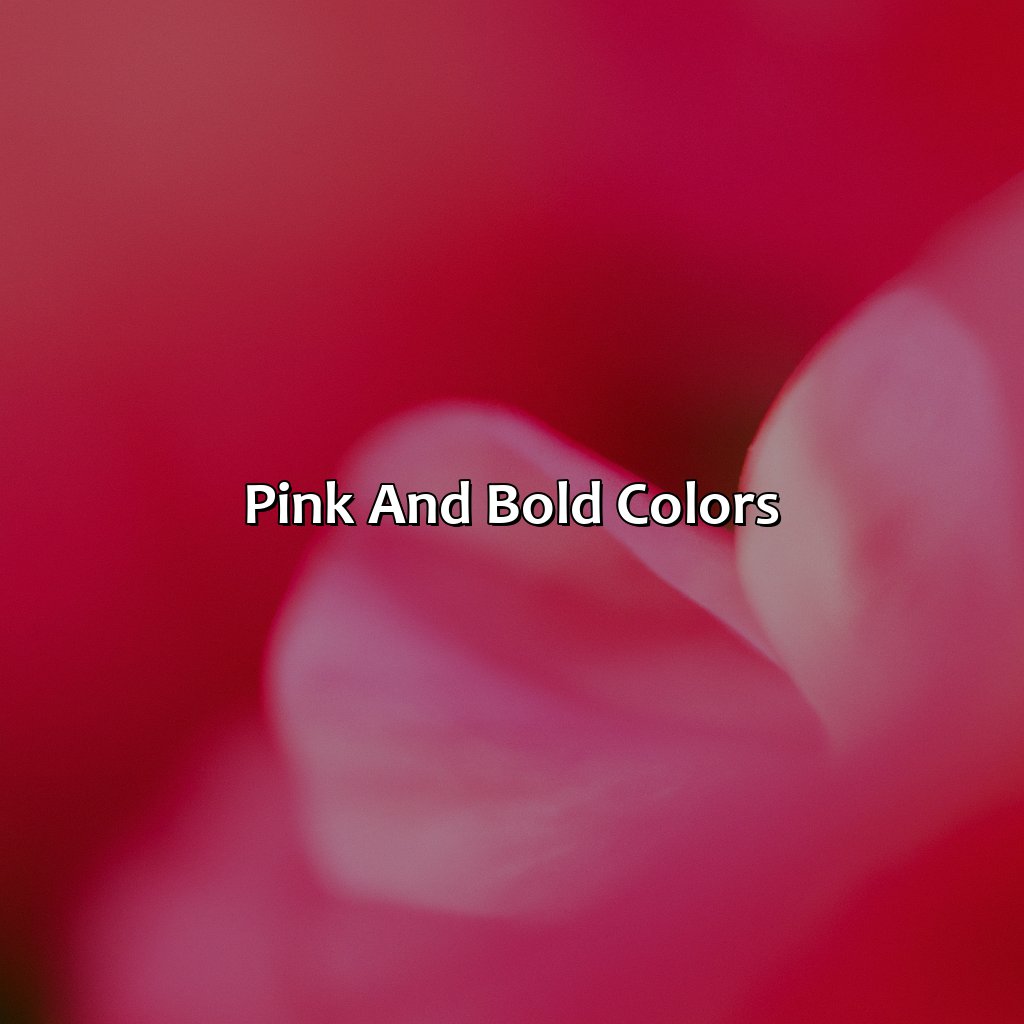 Pink And Bold Colors  - What Colors Go With Pink, 