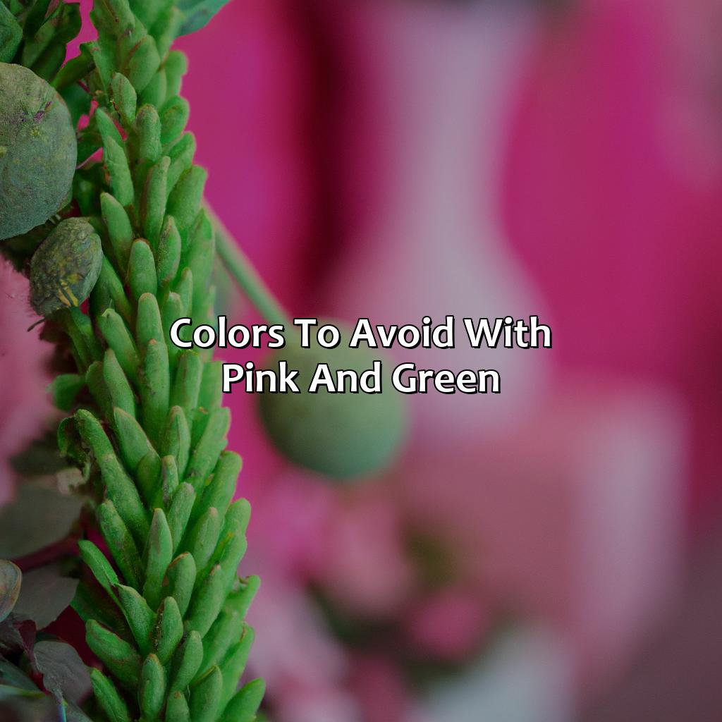 Colors To Avoid With Pink And Green  - What Colors Go With Pink And Green, 