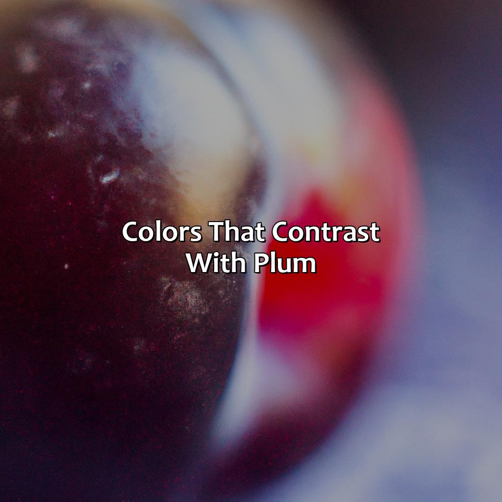 Colors That Contrast With Plum  - What Colors Go With Plum Purple, 