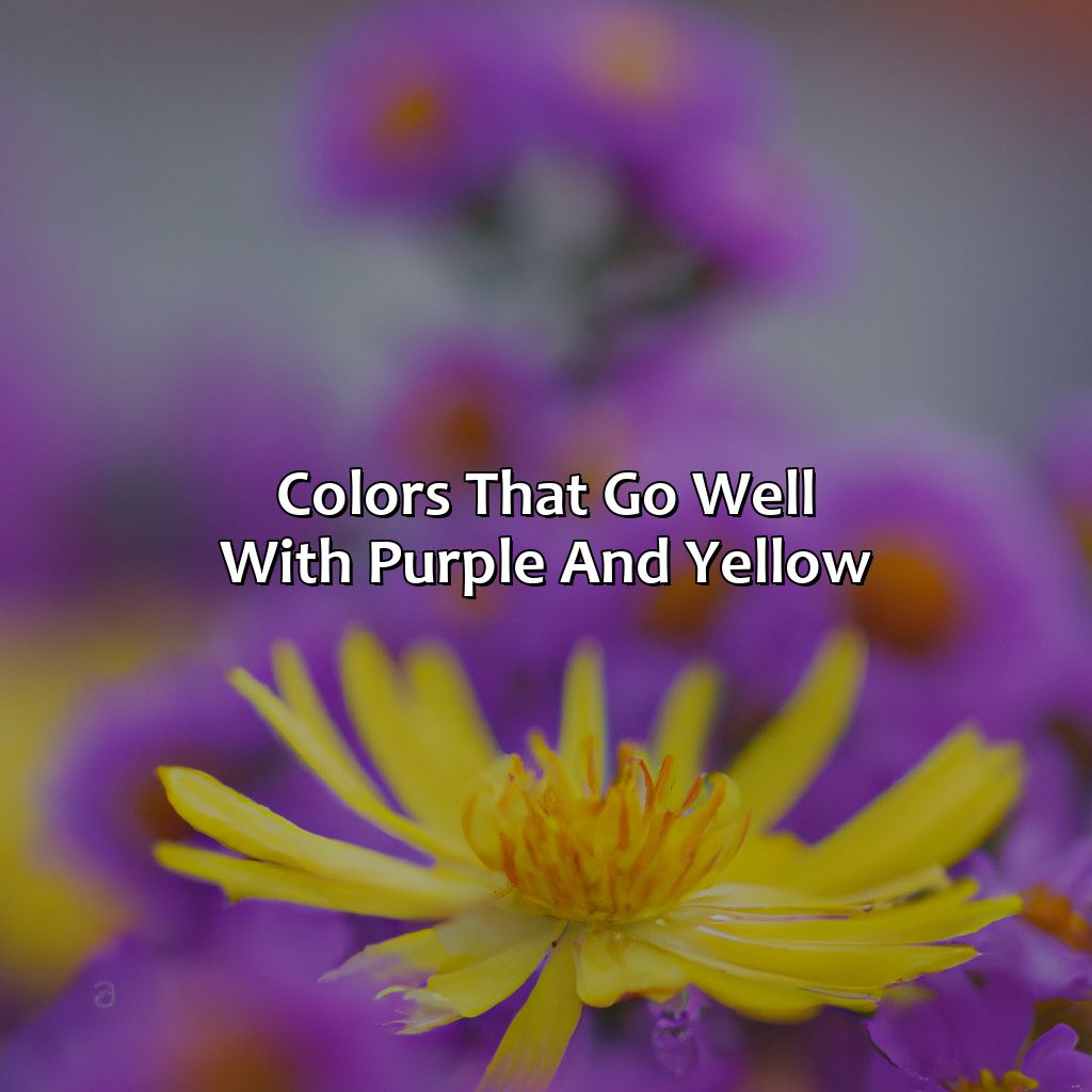 Colors That Go Well With Purple And Yellow  - What Colors Go With Purple And Yellow, 