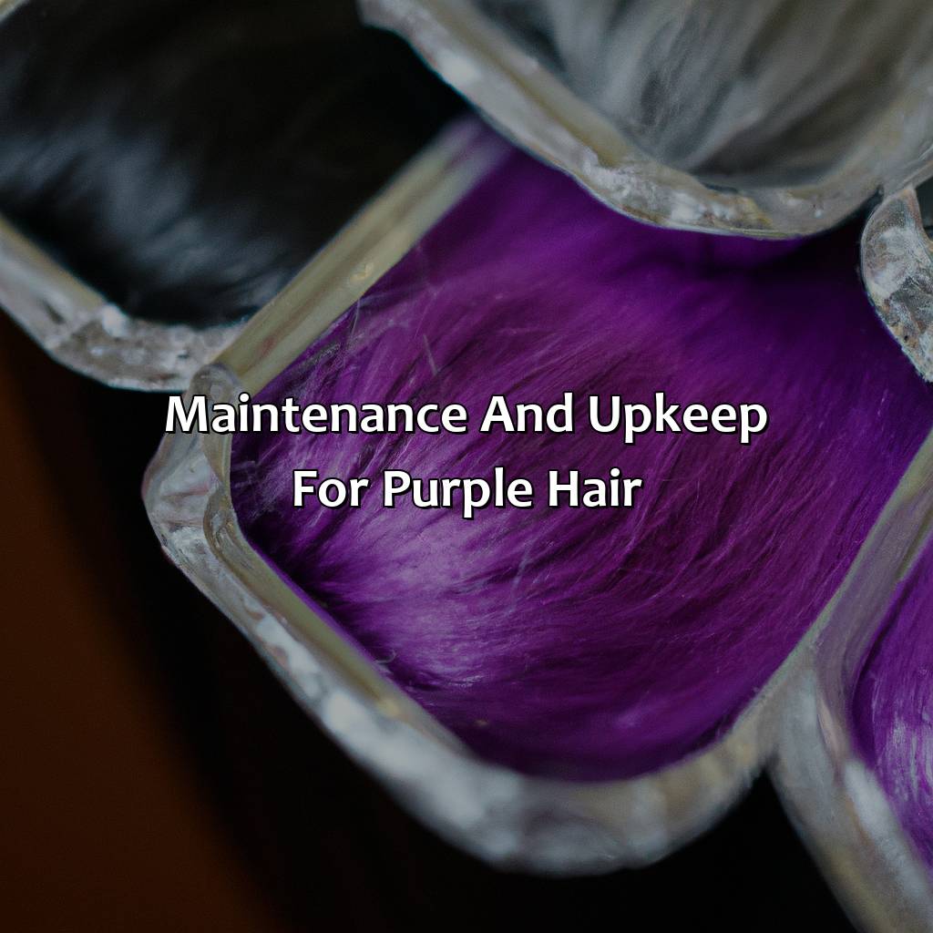 Maintenance And Upkeep For Purple Hair  - What Colors Go With Purple Hair, 