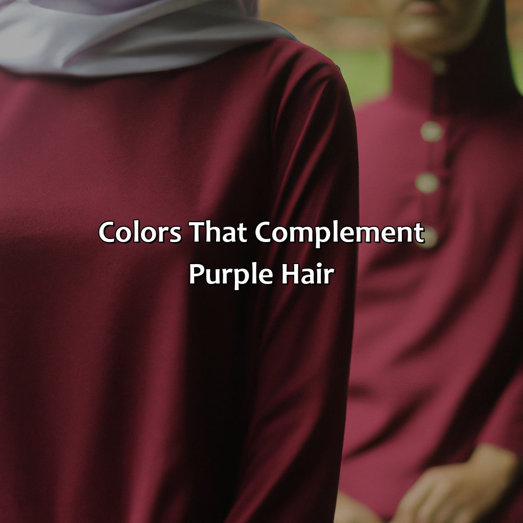 Colors That Complement Purple Hair  - What Colors Go With Purple Hair, 
