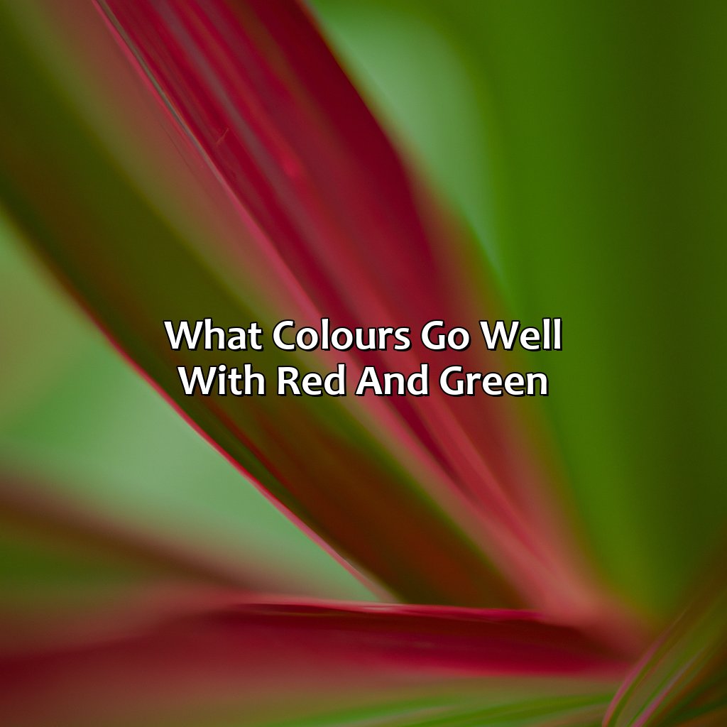 What Colors Go With Red And Green - colorscombo.com