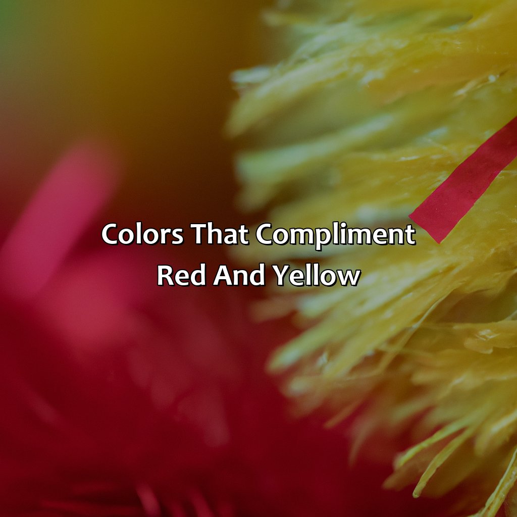 Colors That Compliment Red And Yellow  - What Colors Go With Red And Yellow, 