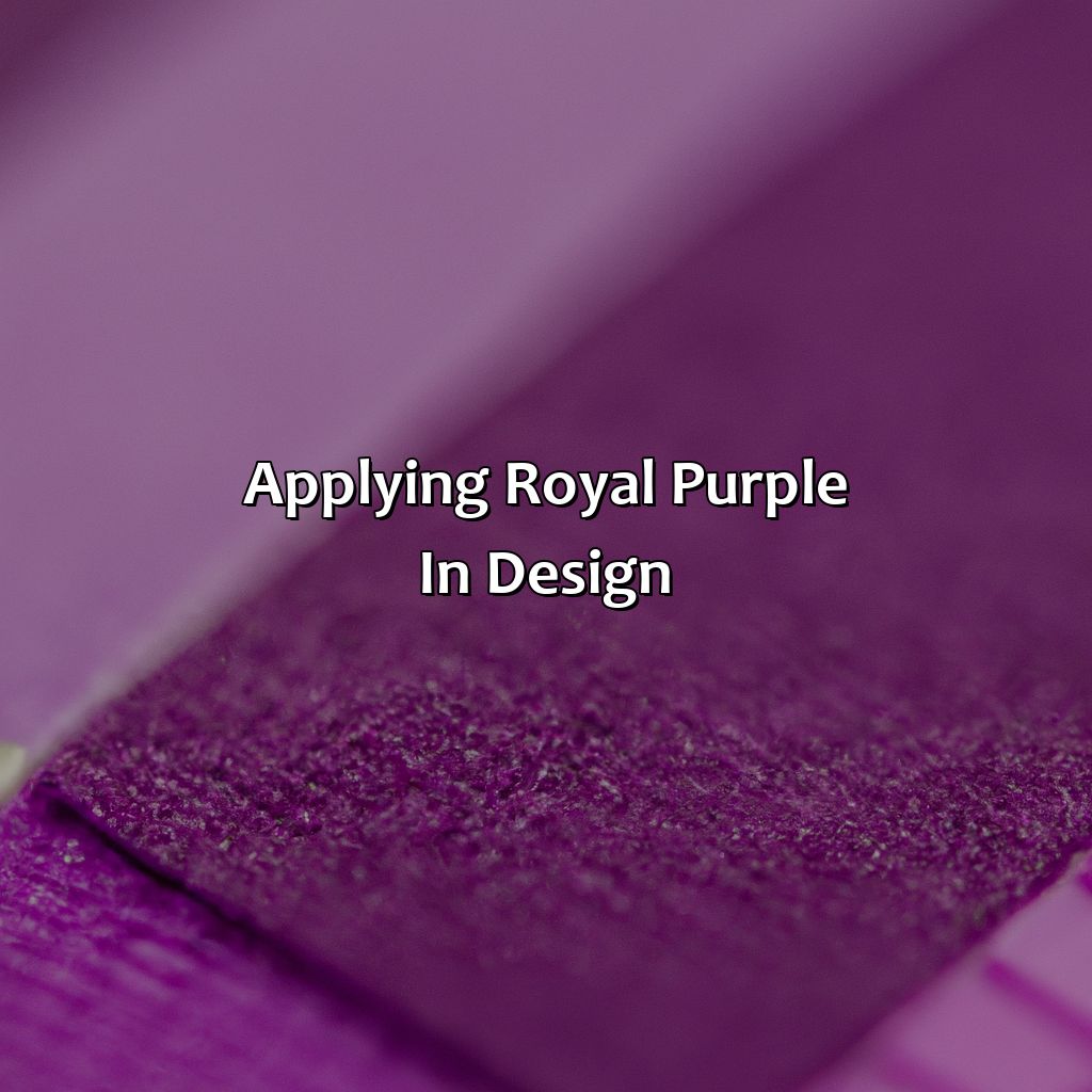 Applying Royal Purple In Design  - What Colors Go With Royal Purple, 