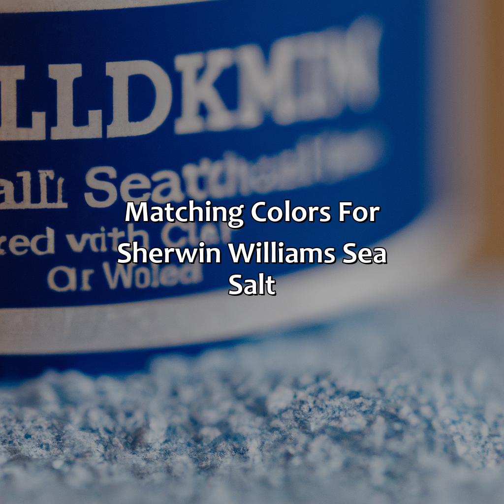 Matching Colors For Sherwin Williams Sea Salt  - What Colors Go With Sherwin Williams Sea Salt, 